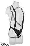 Gode ceinture creux 25 cm - noir Gode ceinture creux 25 cm - noir