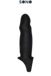 Gaine d'extension de pénis noire - SONO 17 Gaine d'extension de pénis noire - SONO 17