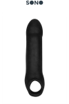 Gaine d'extension de pénis noire - SONO 17 Gaine d'extension de pénis noire - SONO 17