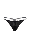 String ouvert  strass noir
