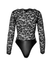 Body Psyché F296 wetlook et dentelle Body Psyché F296 wetlook et dentelle