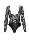 Body Psyché F296 wetlook et dentelle Body Psyché F296 wetlook et dentelle