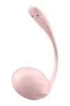 Oeuf vibrant connecté Ribbed Petal rose - Satisfyer Oeuf vibrant connecté Ribbed Petal rose - Satisfyer