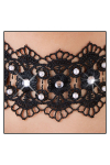 Collier brodé avec strass - Cotelli Accessoires Collier brodé avec strass - Cotelli Accessoires